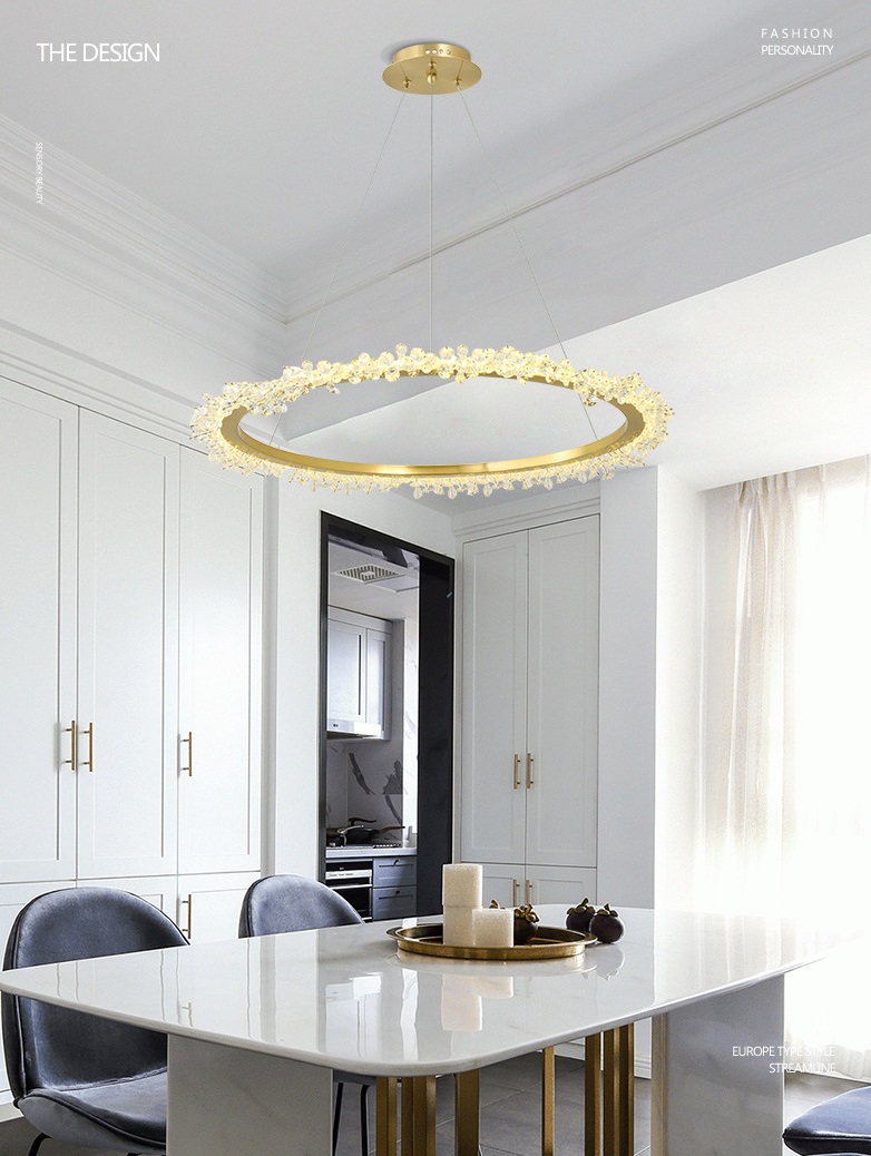 Светильник DZN-13215 ЗОЛОТАЯ БРОНЗА ` D600/H1500/1/LED/40W/4500K BEATRI