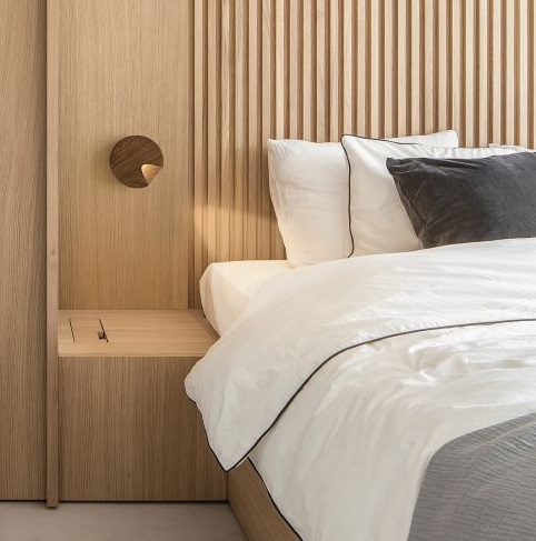 Светильник DZN-13220 ТЁМНОЕ ДЕРЕВО ` D170/H50/1/LED/5W/4500K WOOD