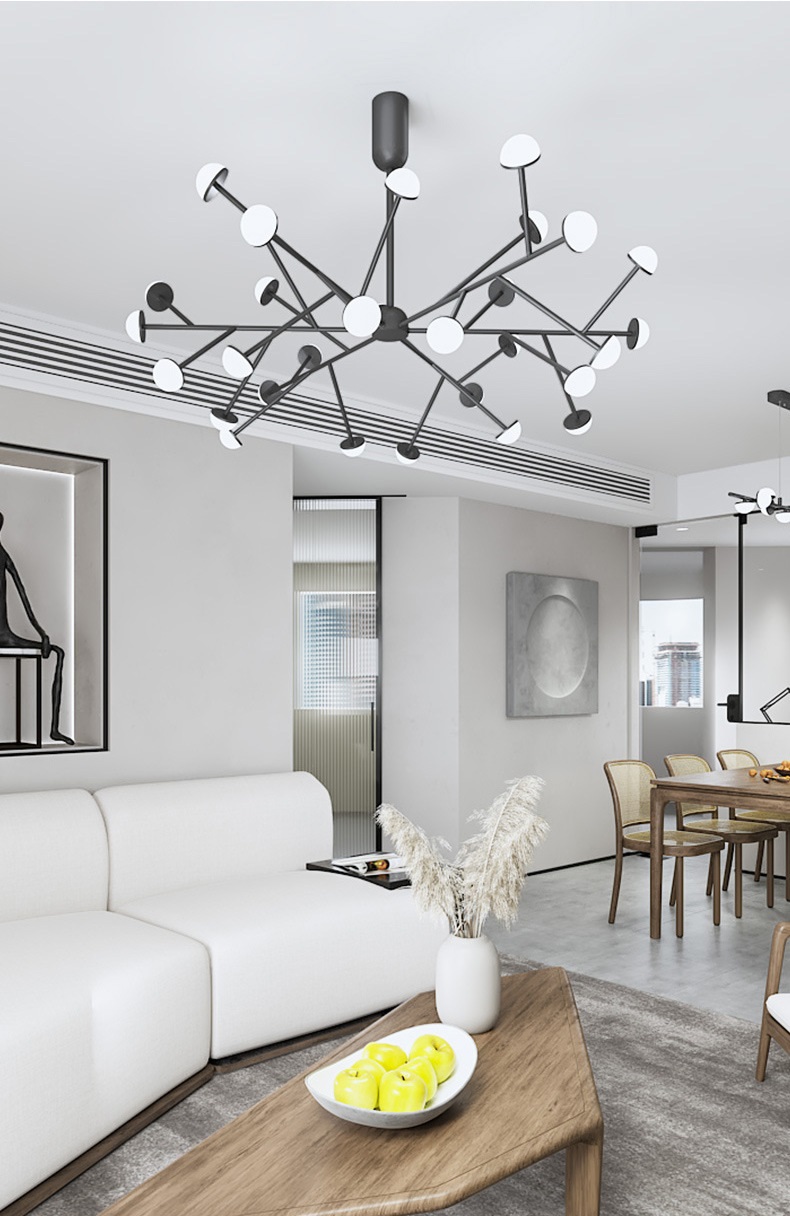 Светильник DZN1-1-06 ЧЕРНЫЙ ` D680/H600/28/LED/70W/4500K SAKURA