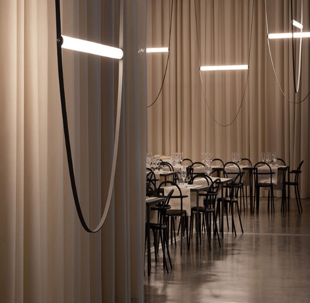 Светильник подвесной ElegantLight DZN-8392 КОРИЧНЕВЫЙ ` L400/H1200/1/LED/3000K NUTTA 22-12