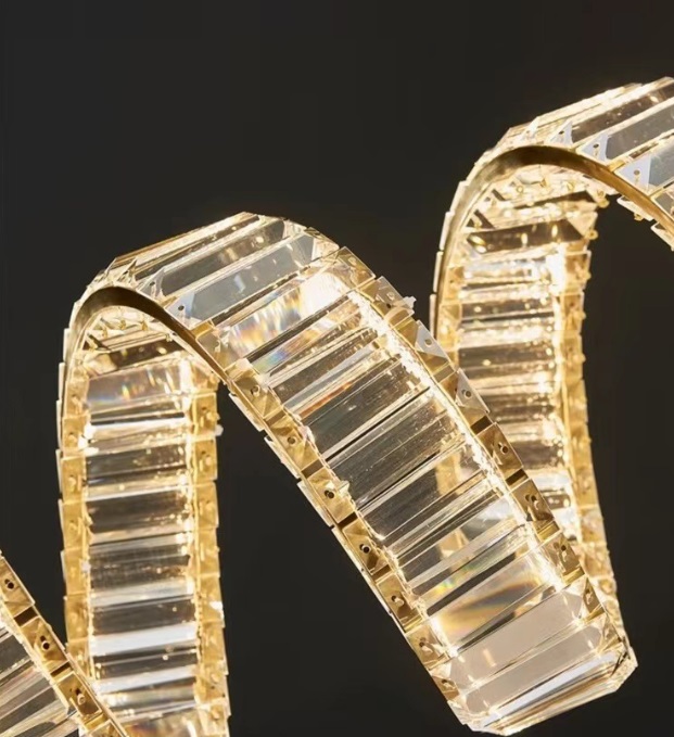 Светильник подвесной светодиодный ElegantLight DZN-33782 ЗОЛОТО ` D1000*250/H1000/1/LED/120W/3000-45