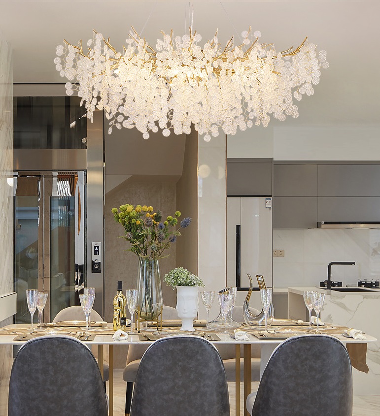 Светильник DZN-34947 ЗОЛОТО / МАТОВЫЙ+ПРОЗРАЧНЫЙ D1200*400/H1200/9/E14/40W COINS 24-12