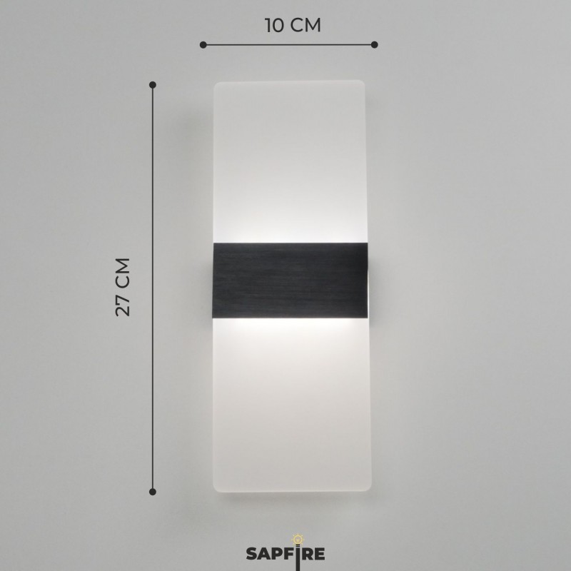 Светильник настенный SPF-11241 ЧЕРНЫЙ ` D270*100/H60/1/LED/10W/4000К BRICK 25-03