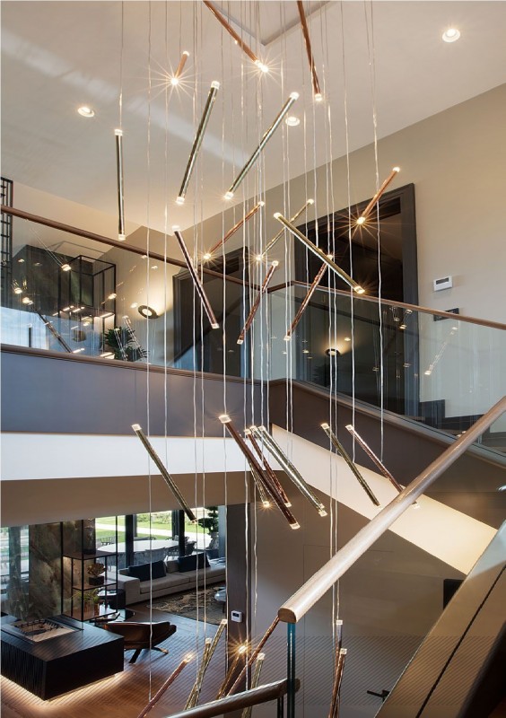 Светильник-инсталляция DZN-11268 ЗОЛОТО ` D1630*250/H500+1200/26/G4/52W/4000K POLARLIGHTS