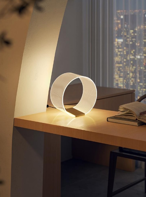 Светильник настольный ElegantLight DZN-11282 ЗОЛОТО ` D280*280/H160/1/LED/10W/2800K SPRAY