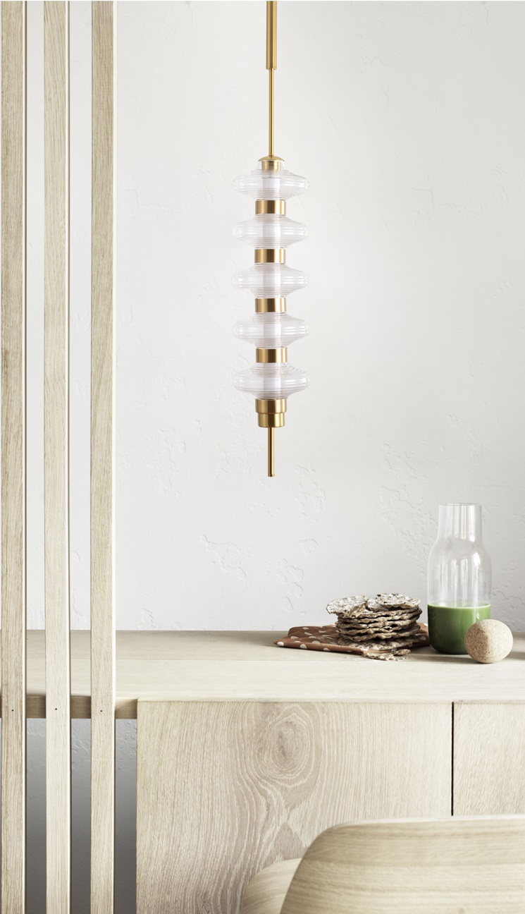 Светильник ElegantLight DZN-13247 БРОНЗА/ПРОЗРАЧНЫЙ ` D180/H700+800/1/LED/15W/4000K AUIS