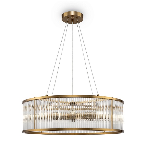 Светильник FR5053PL-08BS БРОНЗА ` D550/H150+1200/8/E14/40W SAVOY SPF24-07