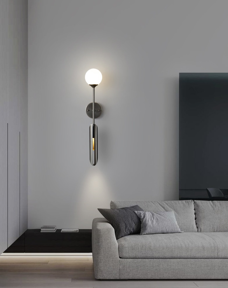 Светильник настенный ElegantLight DZN-5229 ЧЕРНЫЙ ` D580/H14/2/G9/4500K 24-03