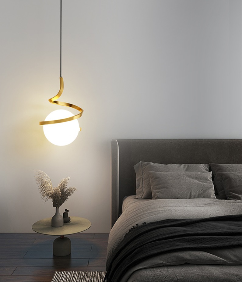 Светильник DZN-5274 БРОНЗА ` D200*300/H2000/1/E27/40W COIL