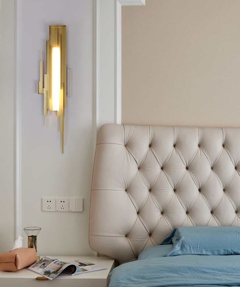 Светильник DZN-13307 ЗОЛОТО ` D200/H800/1/LED/8W/4500K (аналог 65506)