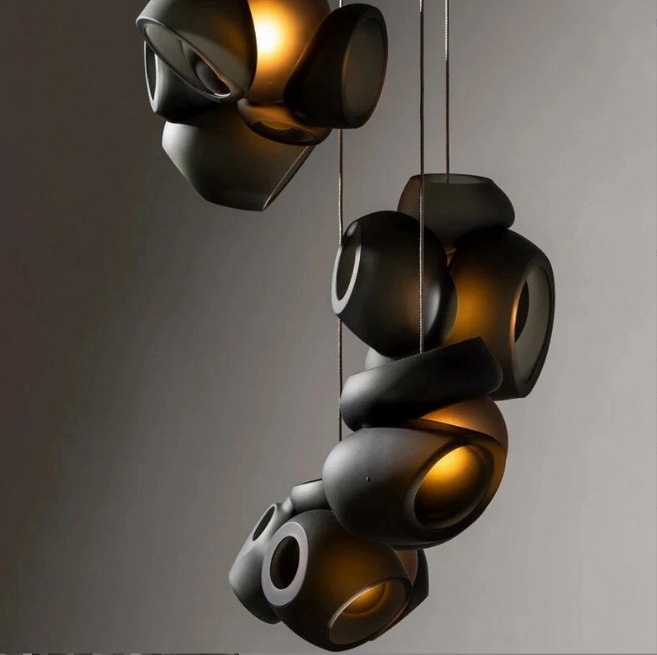 Светильник DZN-13316 ЧЕРНЫЙ ` D200/H1500/1/G9/10W BOCCI