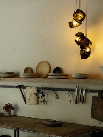 Светильник DZN-13316 ЧЕРНЫЙ ` D200/H1500/1/G9/10W BOCCI