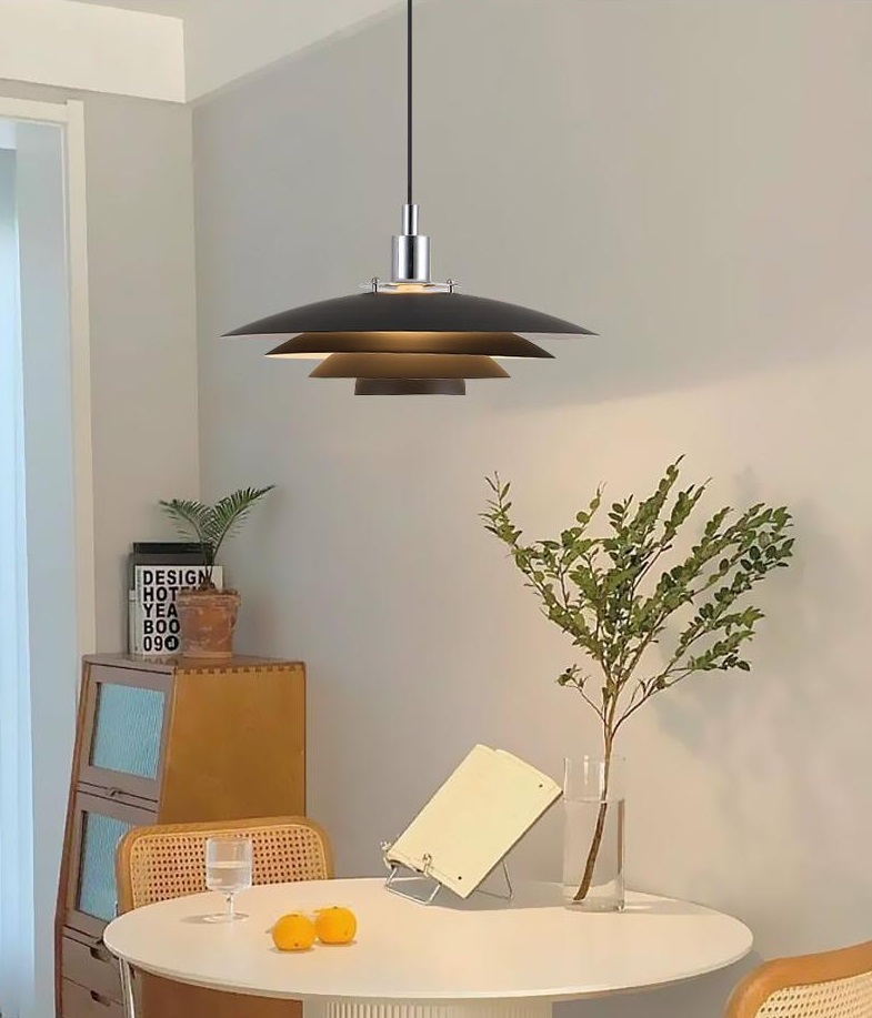 Светильник DZN-13325 ЧЕРНЫЙ ` D380/H1500/1/E27/40W 4LAYER