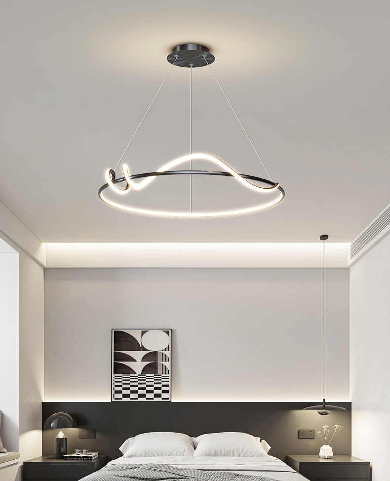 Светильник DZN-13329 ЧЕРНЫЙ ` D800/H1500/2/LED/48W/4500K RAFFEL