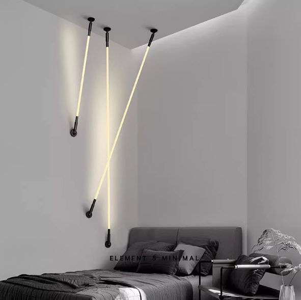 Струнная система освещения DZN-13347 ЧЕРНЫЙ ` D100/H1600/ с блоком питания и св/д лентой 4000K SKYLI