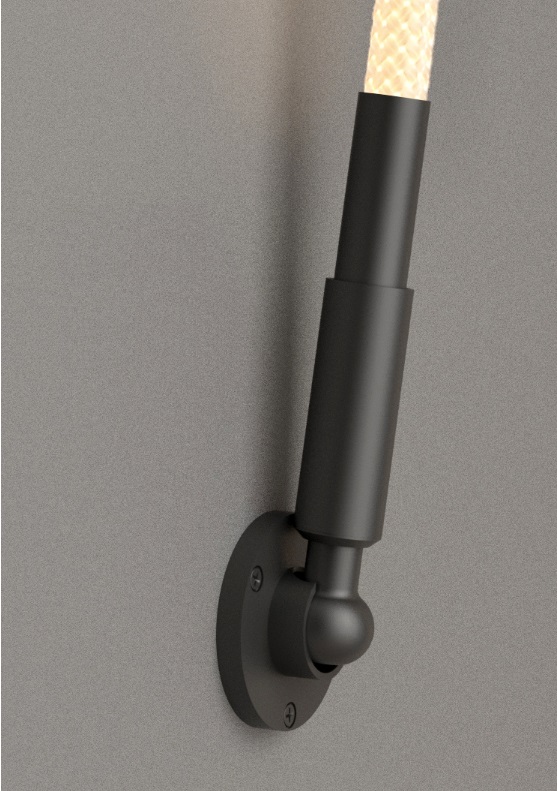 Струнная система освещения DZN-13347 ЧЕРНЫЙ ` D100/H1600/ с блоком питания и св/д лентой 4000K SKYLI