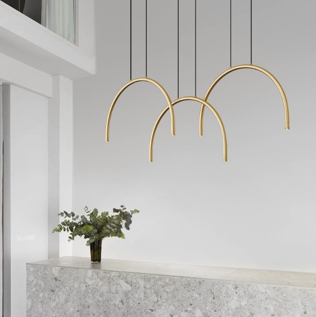 Светильник DZN-5306 БРОНЗА ` D600*330/H1200/2/LED/6W/2800K