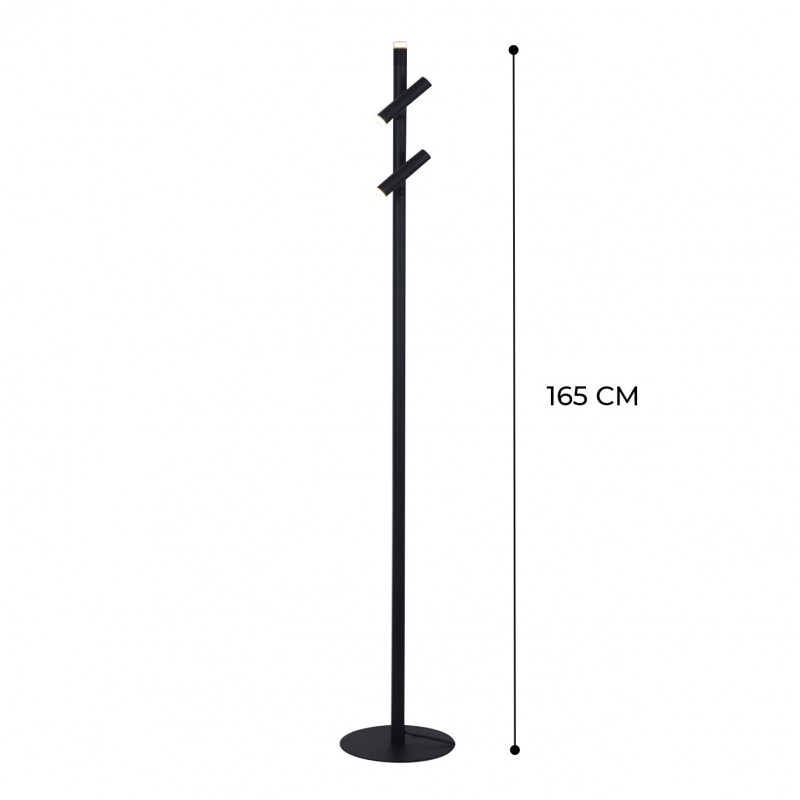 Светильник переносной ElegantLight DZN-5320 BLACK ` D250/H1650/3/LED/9W/4000K 22-10 VISION