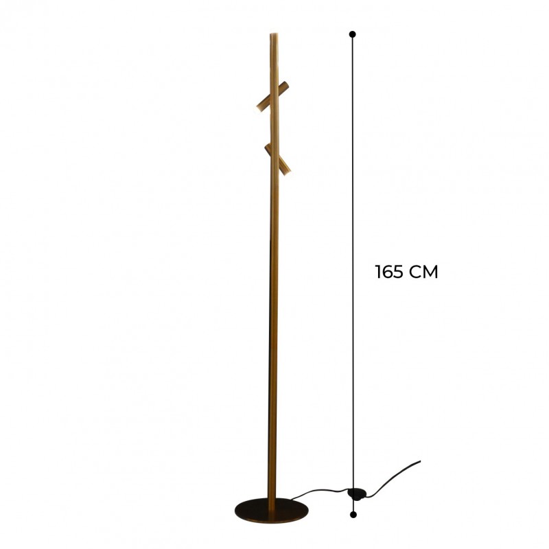 Светильник переносной ElegantLight DZN-5322 BRONZE ` D250/H1650/3/LED/9W/4000K 22-10 VISION