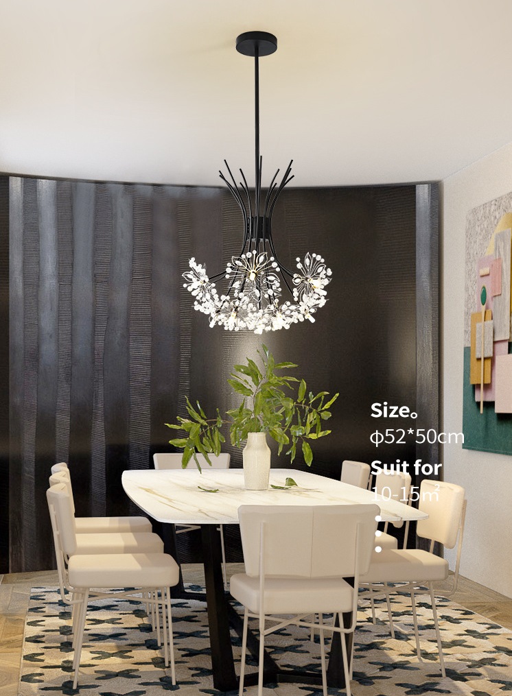 Светильник DZN-8512 ЧЕРНЫЙ ` D500/H520/13/LED/G4 BEATRI