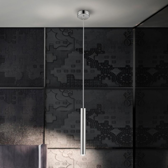 Светильник GL.31471 SILVER/СЕРЕБРО ` D30/H180/1/LED/5W 4000K SPF08 (1 из 2 в коробке)