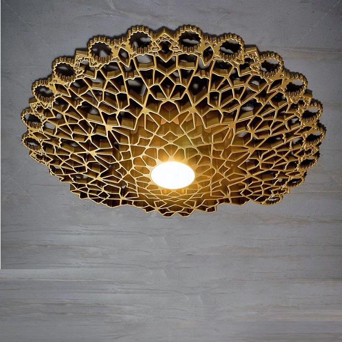 Светильник NOTREDAME DZN-11347 БРОНЗА ` D1000*800/H100/2/LED/30+24W/4000K NOTREDAME by KARMAN