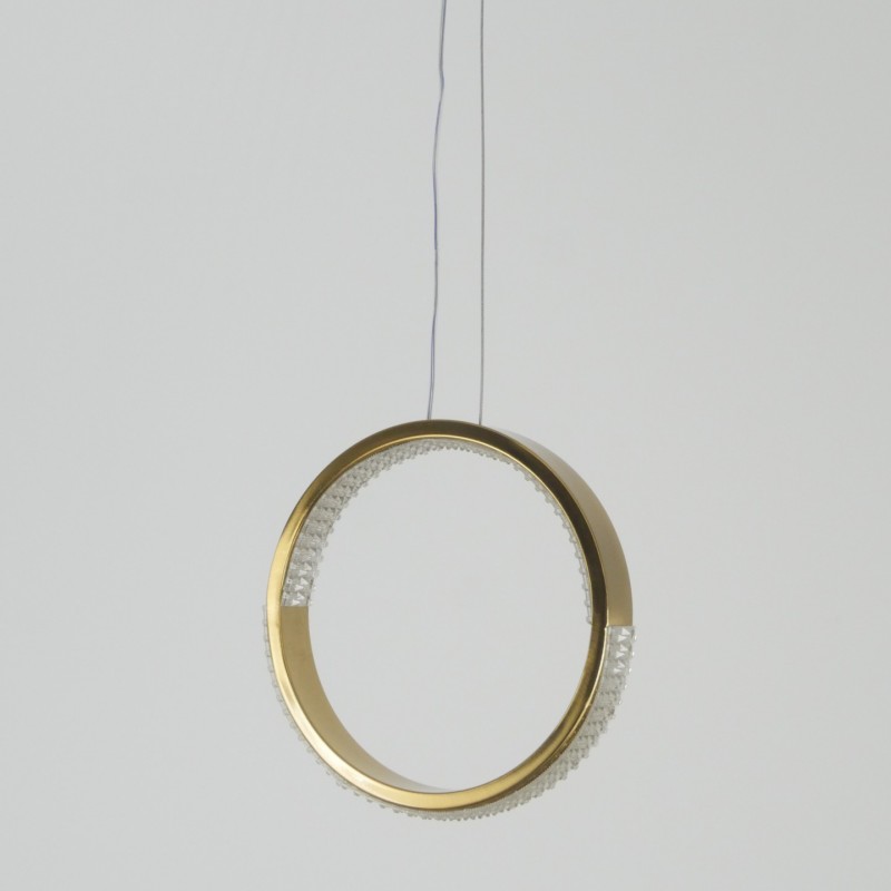 Светильник подвесной SAPFIR SPF-5371 БРОНЗА ` D200/H1500/1/LED/.W/4500K HOOP2 23-05