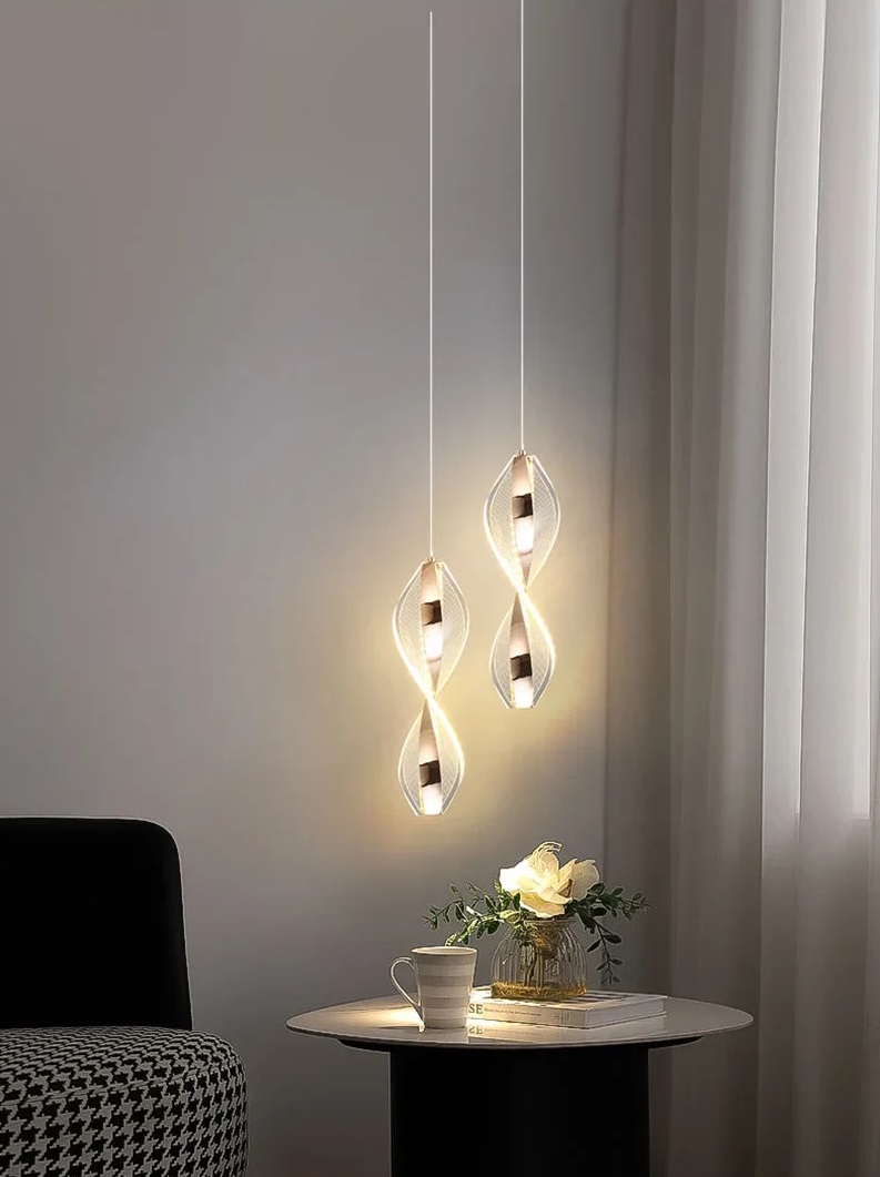 Светильник DZN-20196 ЗОЛОТО ` D120/H450+1500/1/LED/./4000K звёздное небо SPRAY2 25-03