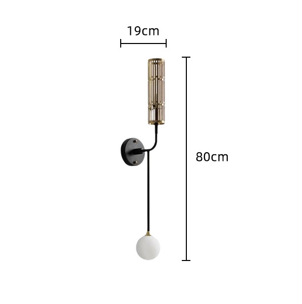 Светильник подвесной ElegantLight DZN-11396 ЧЕРНЫЙ + ЗОЛОТО ` D185/H800/2/G4/10W/4500K SWAY 24-02