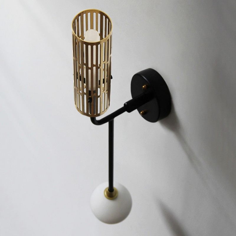 Светильник подвесной ElegantLight DZN-11396 ЧЕРНЫЙ + ЗОЛОТО ` D185/H800/2/G4/10W/4500K SWAY 24-02