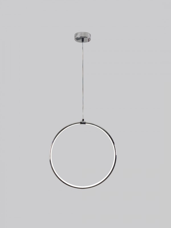 Светильник подвесной SPF-8663 CHROME/РОМ ` D400/H1500/1/LED/16W 22-08 HOOP1