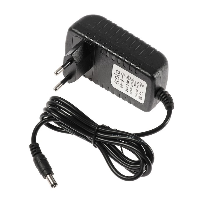 Ecola LED strip Power Adapter 24W 220V-24V адаптер питания для светодиодной ленты (на вилке)
