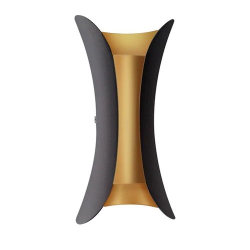 Светильник Elegant SPF-4209 ЧЕРНЫЙ/ЗОЛОТО ` 2/LED/20W/2700-3000K 150*150*300mm IP65 SPF22-02 (1/20)