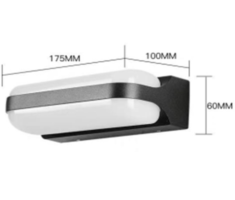 Светильник SPF-4211 ЧЕРНЫЙ ` 6W 4000K 175*100*60mm IP65 SPF02