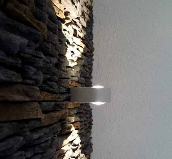 Светильник Elegant SPF-4219 АЛЮМИНИЙ ` 2/LED/3W 4000-4500K 80*60*35mm IP65 SPF02