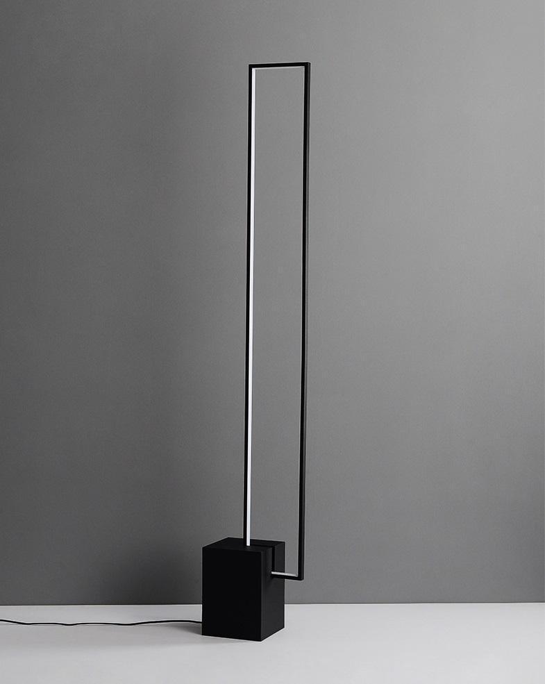 Светильник DZN2-5-25 BLACK/ЧЕРНЫЙ ` D275/H1600/1/LED/20W FRAMME