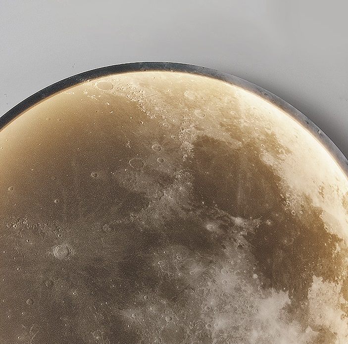 Светильник DZN-5627 ЧЕРНЫЙ ` D1000/H40/1/LED/38W/4500K COSMOS-MOON 24-03