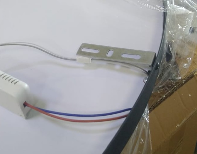 Светильник DZN-5627 ЧЕРНЫЙ ` D1000/H40/1/LED/38W/4500K COSMOS-MOON 24-03