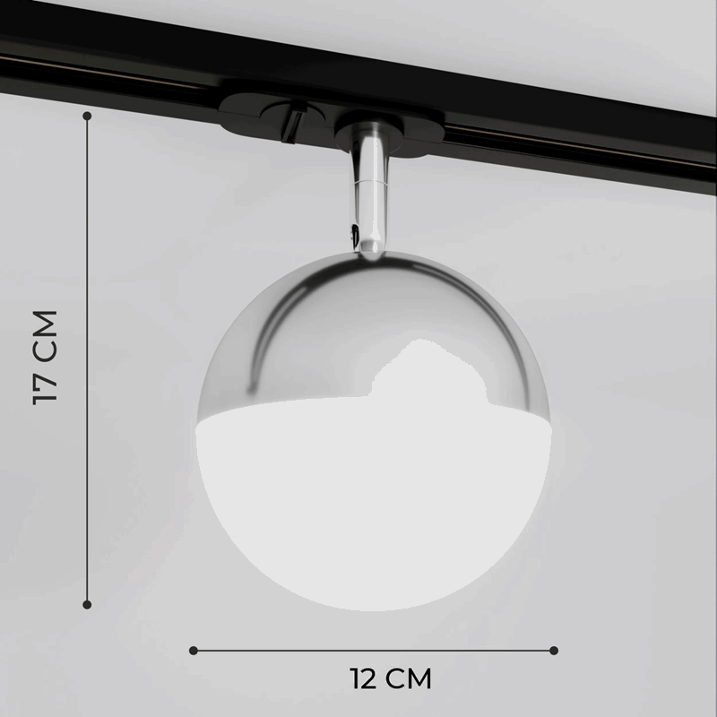 Cветильник SPFD-4340 CHROME/РОМ ` D120/H170/1/LED/5W/4000-4500K GLOBAL