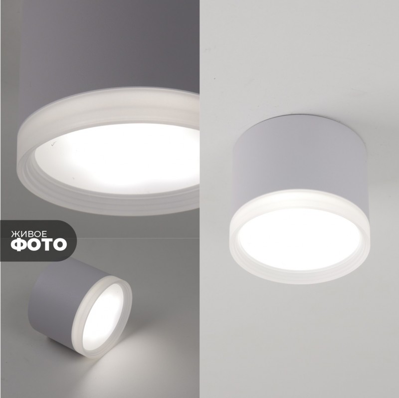 Светильник SPF-(L)39261 WHITE/БЕЛЫЙ ` D80/H80/1/G53/12W без лампы 24-12 (1/50)