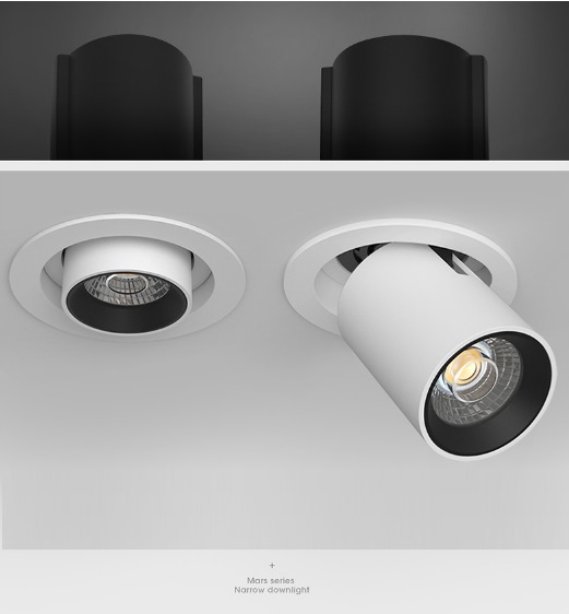 Светильник Elegant SPF-39267 BLACK/ЧЕРНЫЙ ` D92/H90/1/LED/10W/4000K с линзой COLT SPF22-06 (1/30)