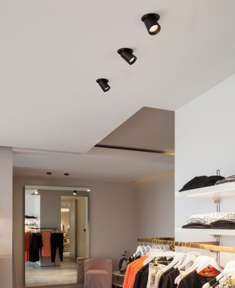 Светильник Elegant SPF-39267 BLACK/ЧЕРНЫЙ ` D92/H90/1/LED/10W/4000K с линзой COLT SPF22-06 (1/30)