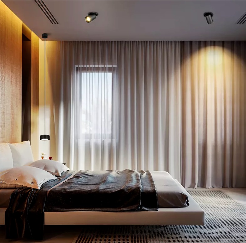 Светильник Elegant SPF-39267 BLACK/ЧЕРНЫЙ ` D92/H90/1/LED/10W/4000K с линзой COLT SPF22-06 (1/30)