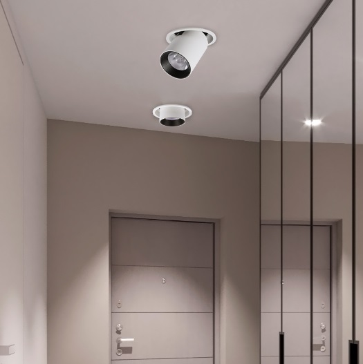 Светильник Elegant SPF-39268 WHITE/БЕЛЫЙ ` D115/H120/1/LED/18W/4000K с линзой COLT SPF22-06 (1/30)