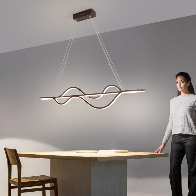 Светильник DZN-5693 ЧЕРНЫЙ ` D1000*200/H1200/48W/4500K MAGNINA