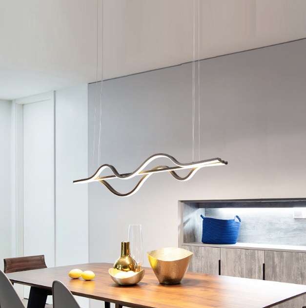 Светильник DZN-5693 ЧЕРНЫЙ ` D1000*200/H1200/48W/4500K MAGNINA