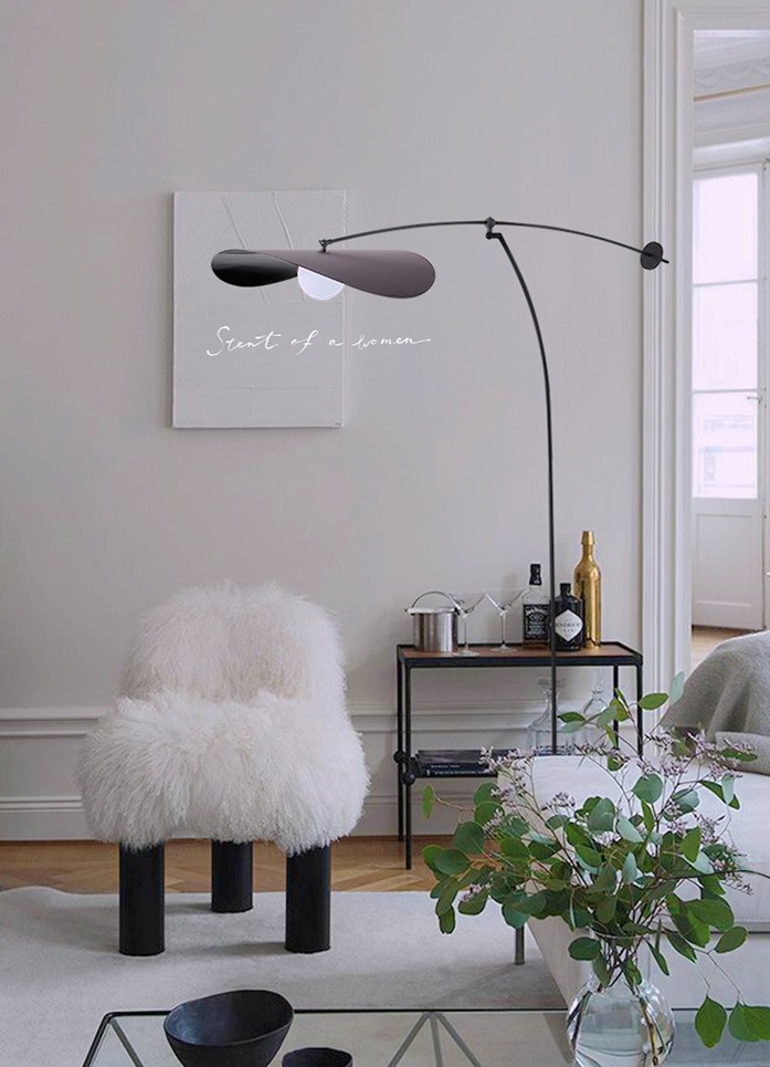 Светильник DZN-5727 ЧЕРНЫЙ ` D1300/H1600/1/G9/7W FOGGY