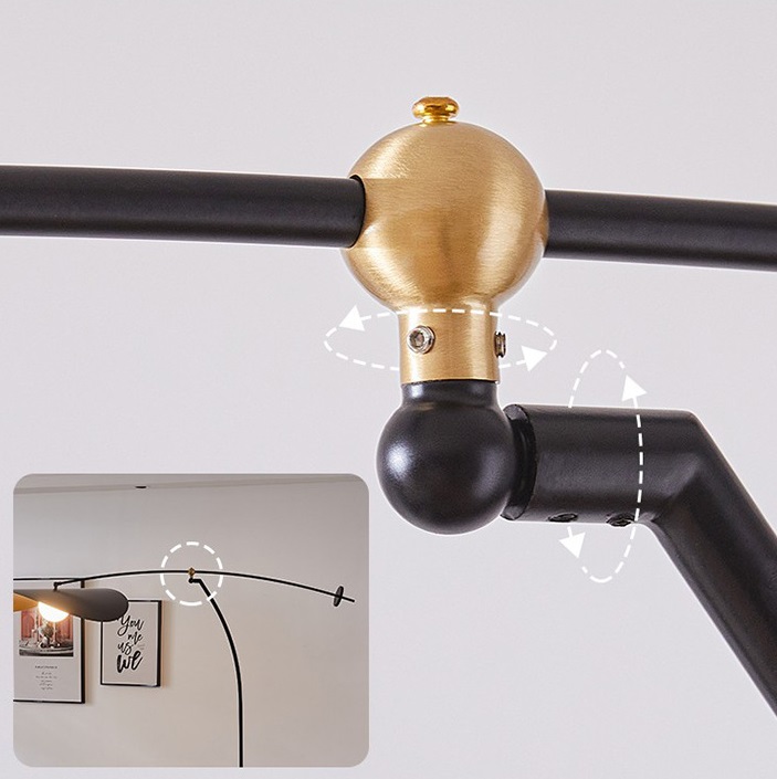 Светильник DZN-5727 ЧЕРНЫЙ ` D1300/H1600/1/G9/7W FOGGY