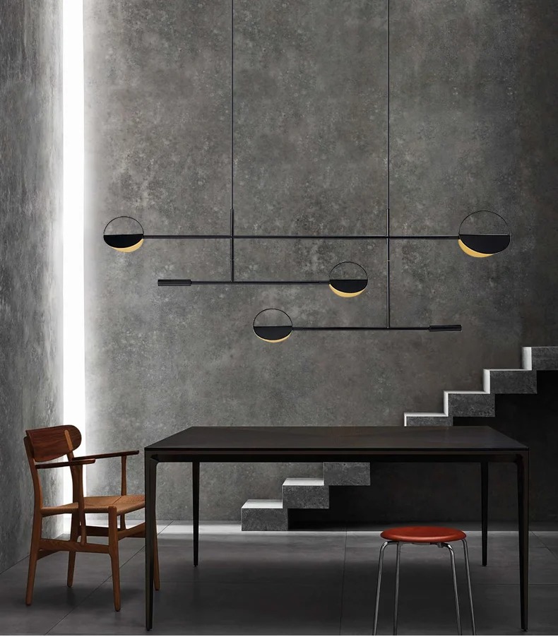 Светильник DZN-34921 ЧЕРНЫЙ ` D350/H1200/3/LED/36W/4500K