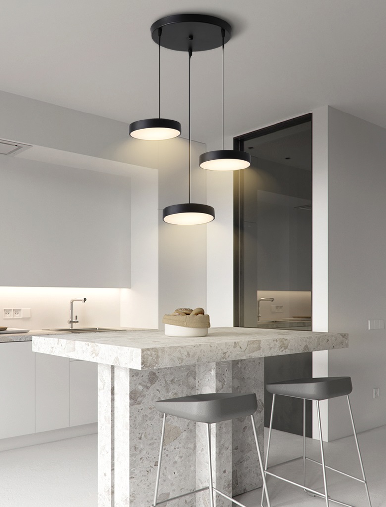 Светильник DZN-34921 ЧЕРНЫЙ ` D350/H1200/3/LED/36W/4500K